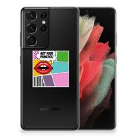 Samsung Galaxy S21 Ultra | Sillicone Back Cover | Popart Princess