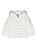 Moncler Enfant doudoune à patch logo - Blanc