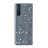Hipster stripes: Sony Xperia 5 II Transparant Hoesje