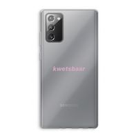 kwetsbaar: Samsung Galaxy Note 20 / Note 20 5G Transparant Hoesje