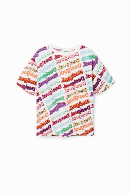 T-shirt met 3D-logo's - WHITE - 13/14