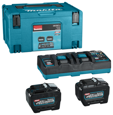 Makita Startset XGT DC40RB/2xBL4080F - 191Y97-1 - 191Y97-1