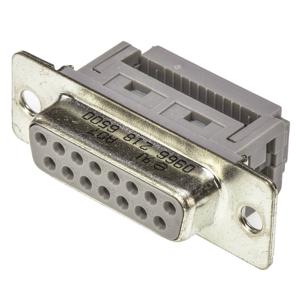 Harting 09 66 218 6500 D-sub female connector 180 ° Aantal polen: 15 Snijklem 1 stuk(s)