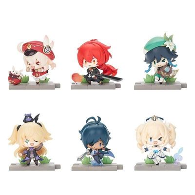 Genshin Impact Battle Scene Series Trading Figure 6-Pack Mondstadt Edition 5 cm Genshin Impact Battle Scene Series Trading Figure 6-Pack Mondstadt Edition 5 cm