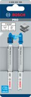 Bosch Accessoires PRO Metal thick and thin T123XF decoupeerzaagblad | 100 mm | 2 stuks - 2608655100