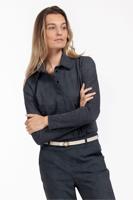 Studio Anneloes Poppy Blind Denim Shirt 12431 Blouse 9000 Black Studio Anneloes Poppy Blind Denim Shirt 12431 Blouse 9000 Black