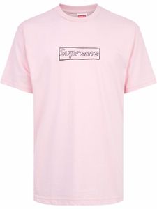 Supreme x KAWS t-shirt Chalk Logo - Rose