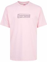 Supreme x KAWS t-shirt Chalk Logo - Rose