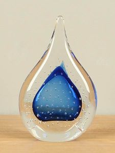Druppel blauw 14 cm 801012BL