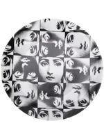 Fornasetti assiette imprimée - Noir