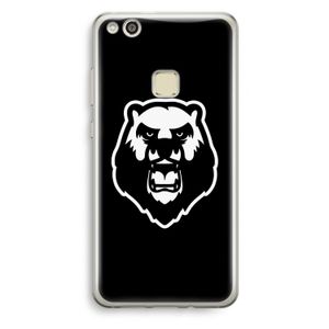 Angry Bear (black): Huawei Ascend P10 Lite Transparant Hoesje