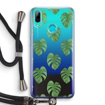 Monstera leaves: Huawei P Smart (2019) Transparant Hoesje met koord