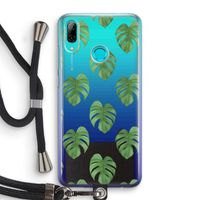 Monstera leaves: Huawei P Smart (2019) Transparant Hoesje met koord