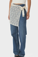 Neo Noir Rok Diffana Wrap | Creme