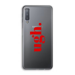 Ugh: Samsung Galaxy A7 (2018) Transparant Hoesje