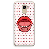 Yolo Denise: Samsung Galaxy J6 (2018) Transparant Hoesje