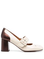 Chie Mihara escarpins Paypau en cuir 80 mm - Blanc