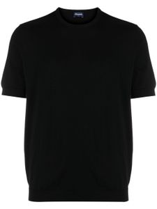 Drumohr t-shirt en maille fine - Noir