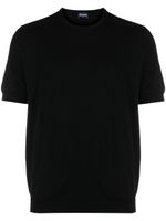 Drumohr t-shirt en maille fine - Noir