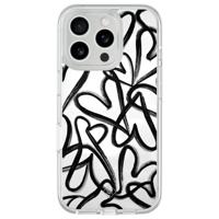 iPhone 16 Pro Max hybride hoesje - Midnight hearts