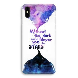 Stars quote: iPhone X Volledig Geprint Hoesje