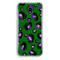 Green Cheetah: Samsung Galaxy J3 (2017) Transparant Hoesje Green Cheetah: Samsung Galaxy J3 (2017) Transparant Hoesje