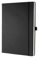 Notitieboek sigel conceptum pure a4 lijn zwart | 20 stuks