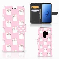 Samsung Galaxy S9 Plus | Telefoonhoesje | Met pasjeshouder | Sleeping Cats
