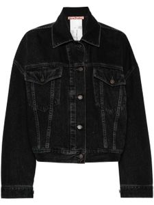 Acne Studios veste en jean à épaules tombantes - Noir