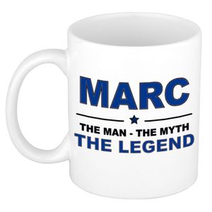 Marc The man, The myth the legend cadeau koffie mok / thee beker 300 ml   -