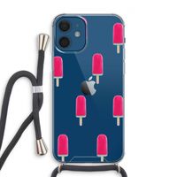 Waterijsje: iPhone 12 Transparant Hoesje met koord