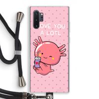 Love You A Lotl: Samsung Galaxy Note 10 Plus Transparant Hoesje met koord