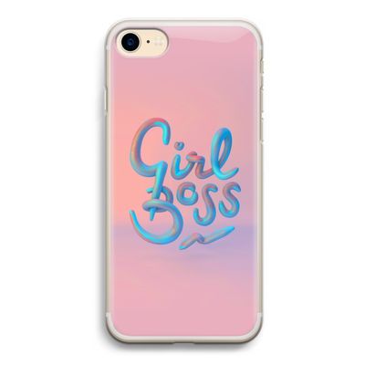 Girl boss: iPhone 7 Transparant Hoesje