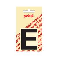 Deco letter e helvetica zwart 60 mm Pickup - Pickup