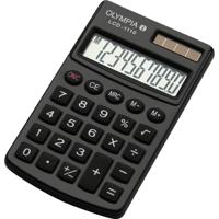 Olympia LCD 1110 Zakrekenmachine Zwart Aantal displayposities: 10 werkt op zonne-energie, werkt op batterijen (b x h x d) 70 x 10 x 117 mm Olympia LCD 1110 Zakrekenmachine Zwart Aantal displayposities: 10 werkt op zonne-energie, werkt op batterijen (b x h x d) 70 x 10 x 117 mm