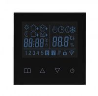 Thermostaat Z-Wave Plus - Zwart - thumbnail