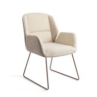 Jesper Home Eetkamerstoel 'Myoko' Slide Rose, kleur Sandy Hill