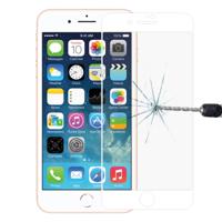 Anti-kras 9H Full Screen HD gehard glas film voor iPhone 8 & 7 (wit)