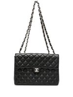 CHANEL Pre-Owned sac porté épaule Jumbo Classic Flap (2000) - Noir