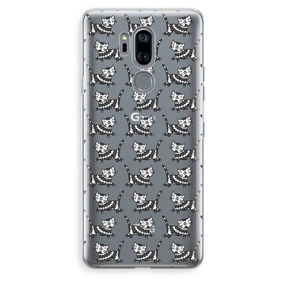 Zwarte poes: LG G7 Thinq Transparant Hoesje