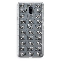 Zwarte poes: LG G7 Thinq Transparant Hoesje