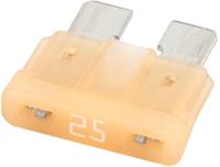 SPAHN "ato" zekering bananenstekker flat lock 25a form c standard