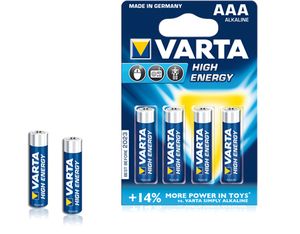 Varta High Energy AAA Wegwerpbatterij Alkaline