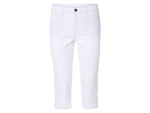 esmara Dames capri-broek super skinny fit (40, Wit)