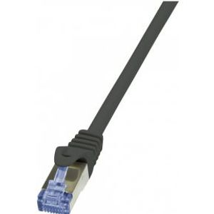 LogiLink Cat6a S/FTP, 3m netwerkkabel Zwart S/FTP (S-STP)