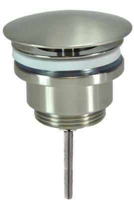 Wiesbaden luxe vaste waste niet afsl.baar 5/4'' geborsteld staal Wiesbaden luxe vaste waste niet afsl.baar 5/4'' geborsteld staal