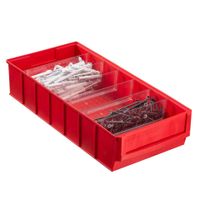 Allit ProfiPlus ShelfBox 400B Opbergdoos Rechthoekig Polypropyleen (PP) Rood - thumbnail