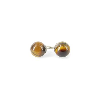 Oorstekers Tijgeroog Bol (8 mm)