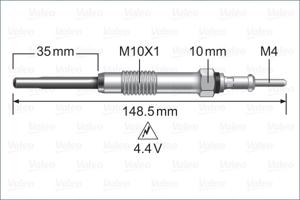 Valeo Gloeibougie 345225