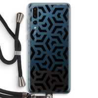 Crazy pattern: Huawei P20 Pro Transparant Hoesje met koord